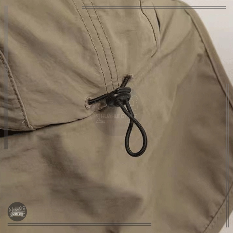 หมวกบักเก็ต หมวกเดินป่า ป้องกันแสงแดดที่คอ ปีกกว้างป้องกันรังสียูวี เหมาะสำหรับการตกปลาและเดินป่า - รูปที่ 7