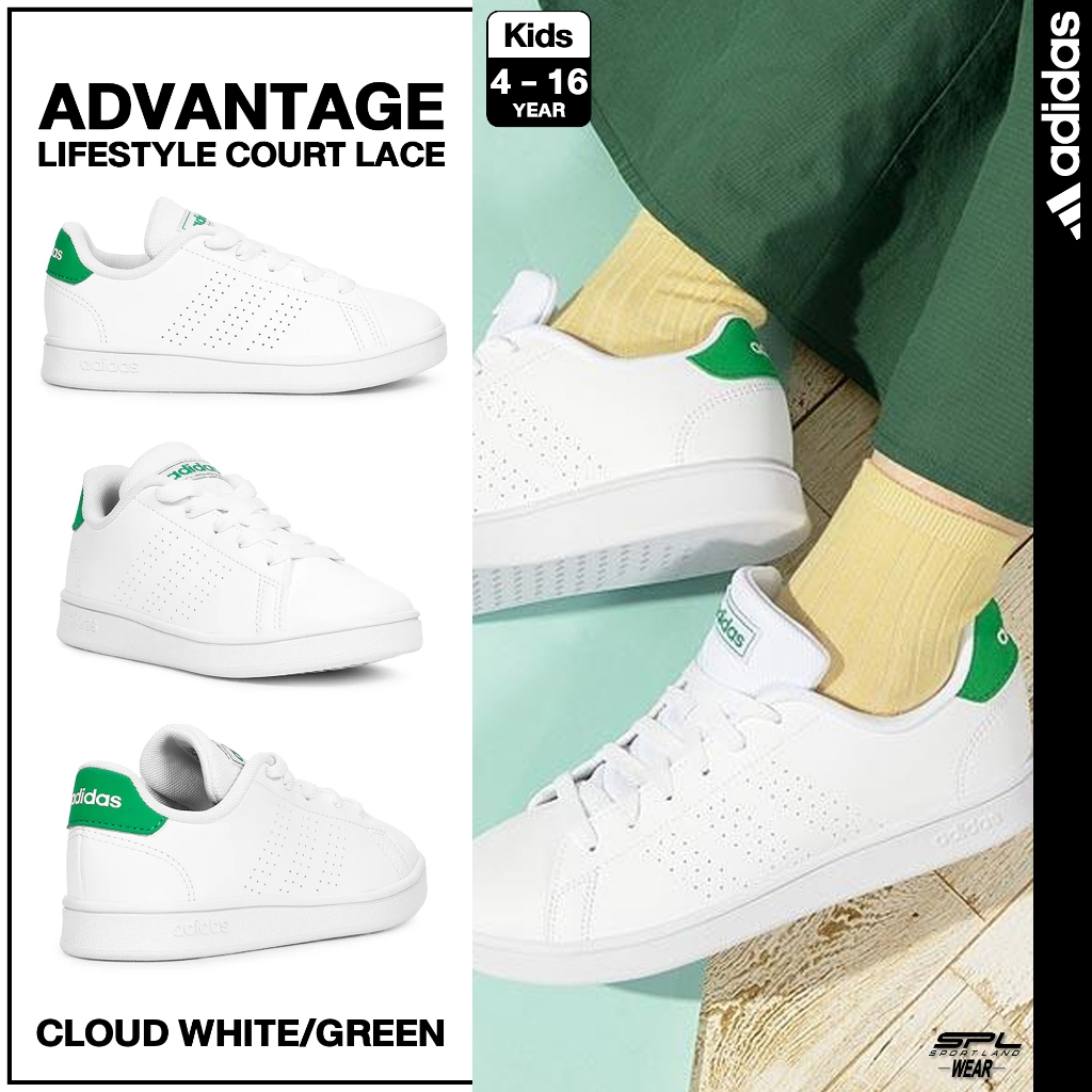 Adidas อาดิดาส รองเท้าผ้าใบ รองเท้าเด็ก KD Advantage Lifestyle Court Lace GY6995 (1800)