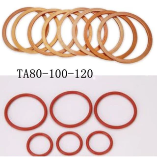 FUSHENG（ซื้อ 1 แจก 6 ชิ้น）T80/T100/T120อุปกรณ์เสริมเครื่องอัดอากาศแหวนยาง แผ่นทองแดง O แหวนปะเก็น