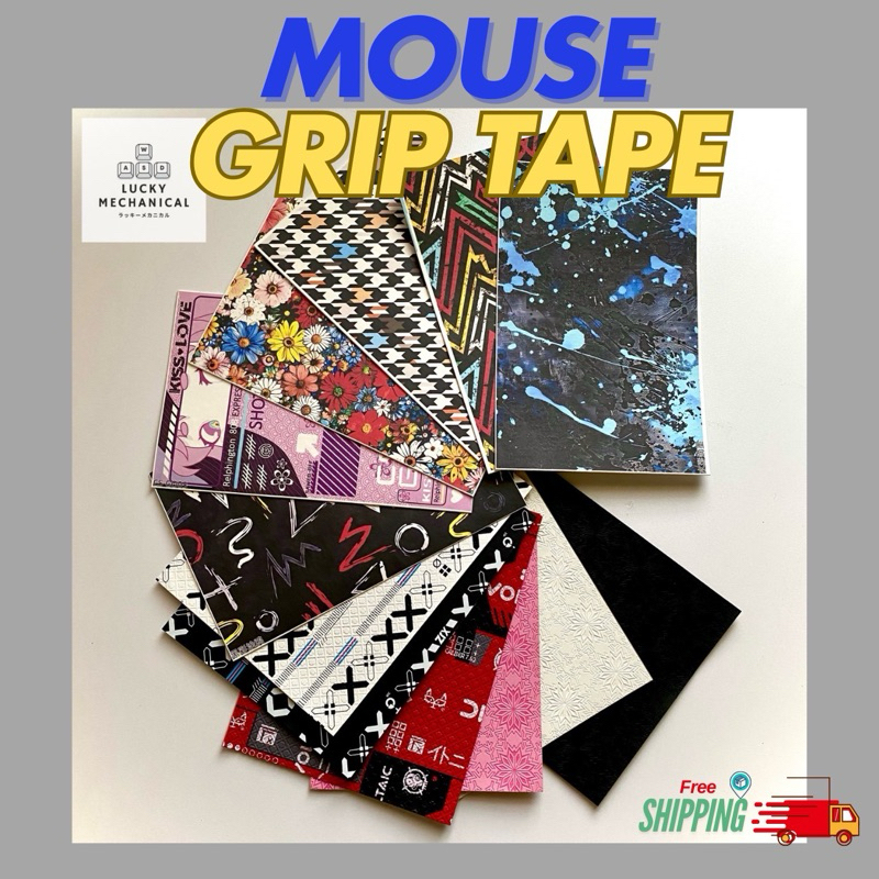 ส่งที่ไทย Grip tape กริปเทปกันลื่นสำหรับแปะ Mouse กันลื่นกาว3m