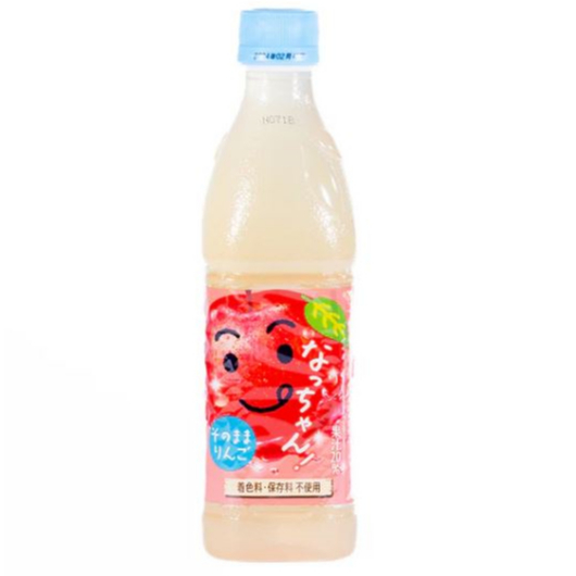 Suntory  Apple Juice 425ml น้ำแอปเปิ้ล เครื่องดื่มน้ำผลไม้ จากญี่ปุ่น ขวดฝาสีฟ้า