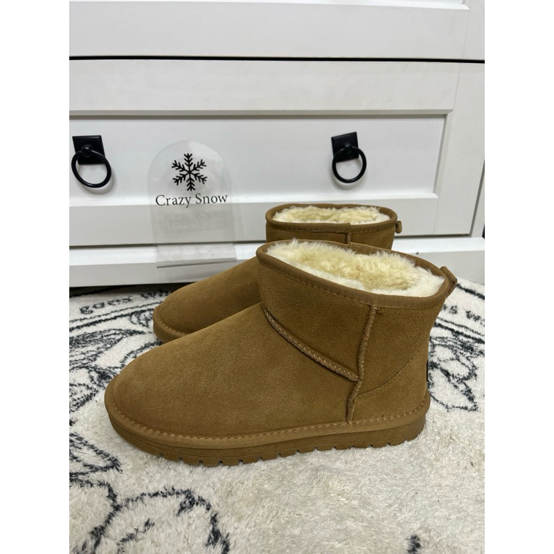 Crazy Snow รองเท้าบูทข้อสั้นบุขนลุยหิมะ กันหนาว กันน้ำ รุ่น Crazy Snow Witch