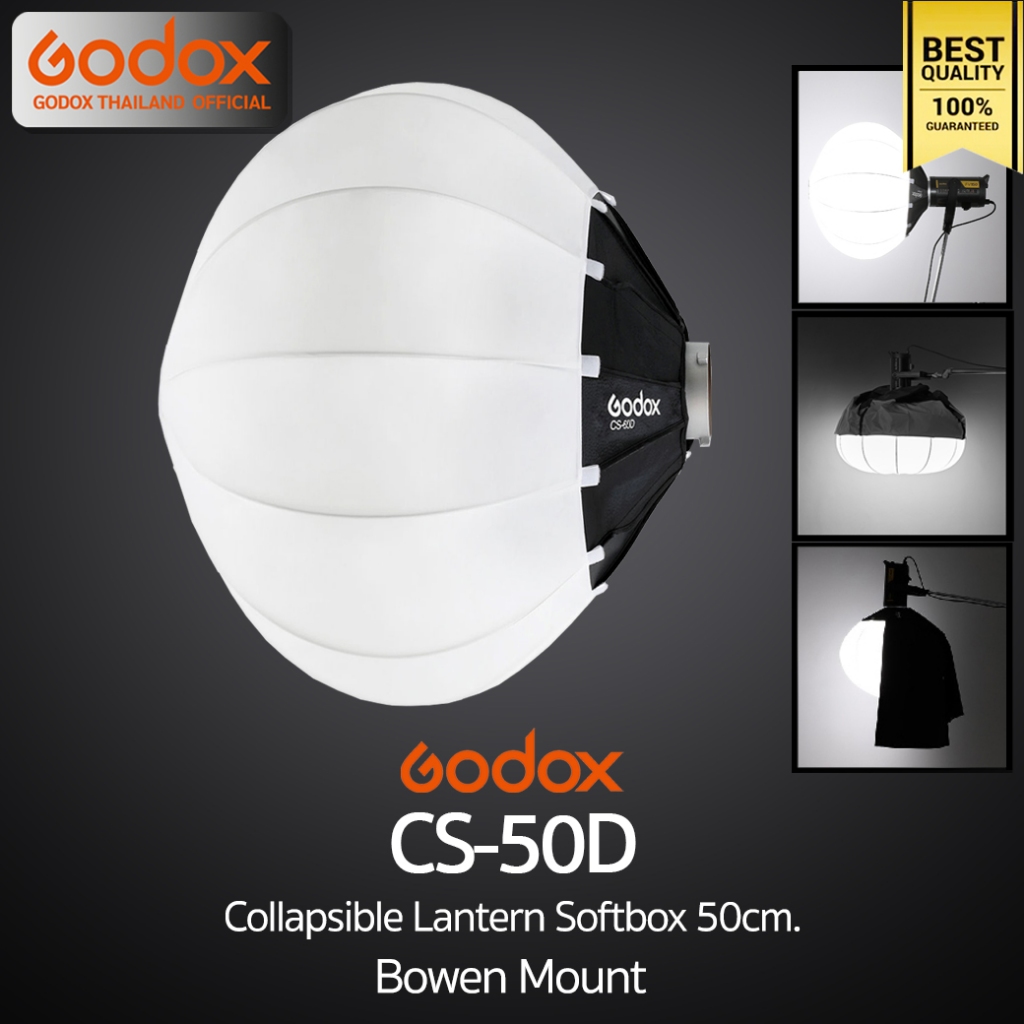 Godox Softbox CS-50D Collapsible Lantern Softbox 50 cm. - Bowen mount