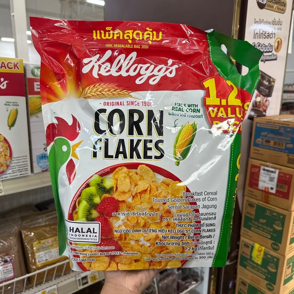 คอร์นเฟลก ตราเคลล็อกส์ 500 g. / 1.2 kg.