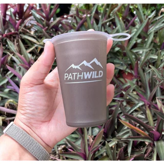 PATHWILD SPEED CUP - BLACK แก้วนิ่ม พกพาสะดวก พับเก็บได้ น้ำหนักเบา มีหูเกี่ยว แถมคาราไบเนอร์จิ๋วน่ารัก