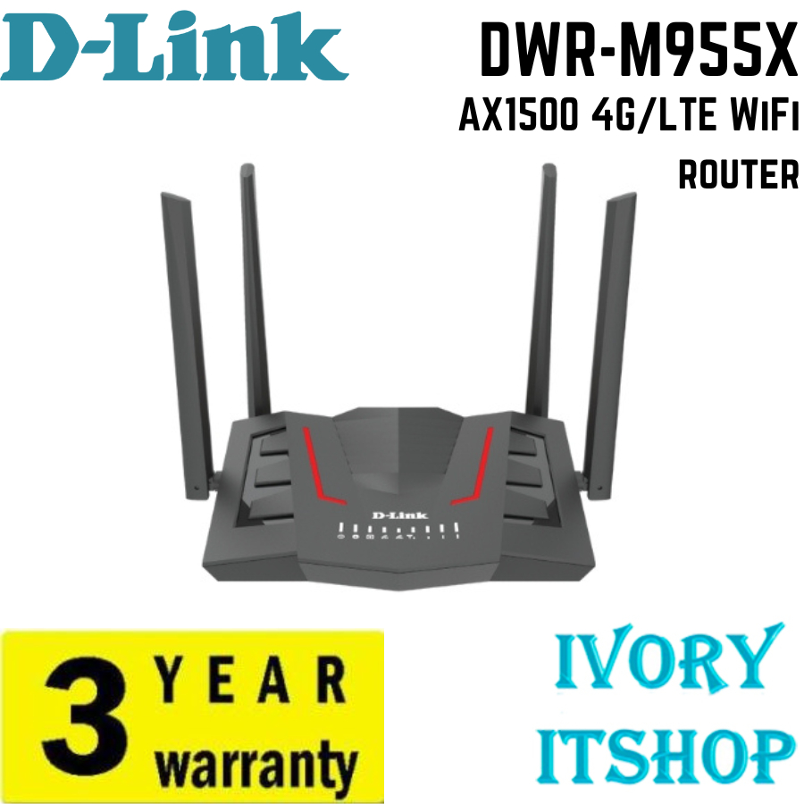 D-Link DWR-M955X AX1500 4G/LTE WiFi router