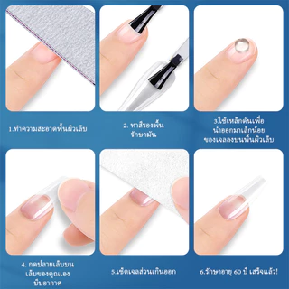 บางเฉียบไร้รอย เล็บปลอม pvc ขุ่นไม่ต้องขัด ไม่แตกหักง่าย บัลเล่ต์ เหลี่ยมยาว เหลี่ยม 120ชิ้น 12ขนาด พร้อมส่ง เล็บปลอม