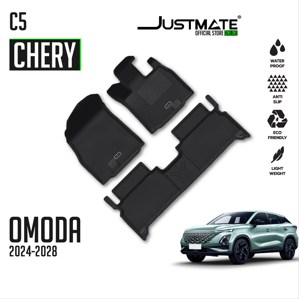 [JUSTMATE] CHERY พรมปูพื้นรถยนต์ OMODA C5 2024 - 2028