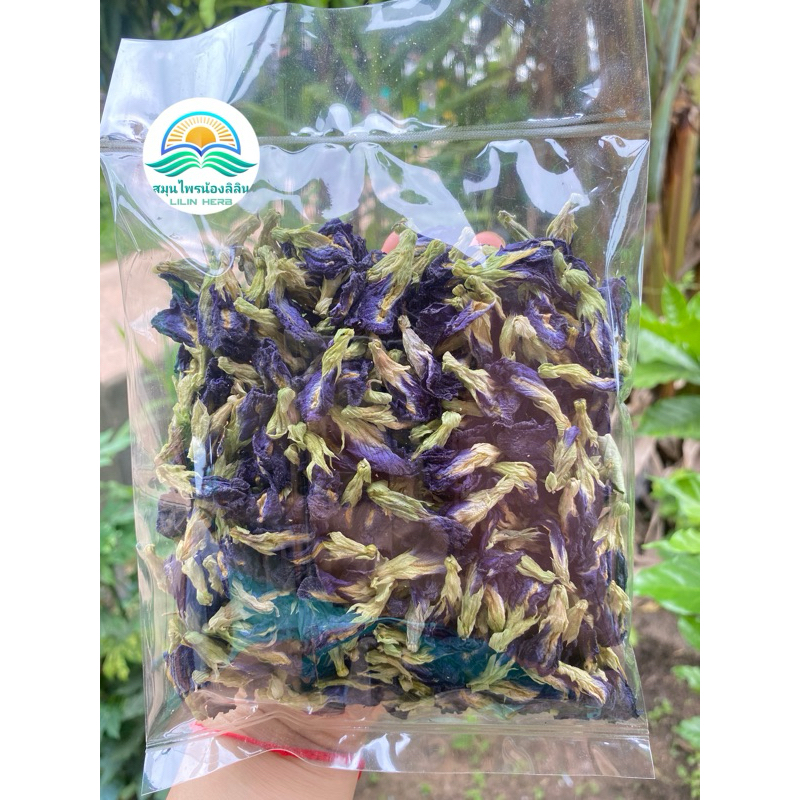 อัญชันทำน้ำอัญชัน อัญชันแห้งขนาด30กรัม