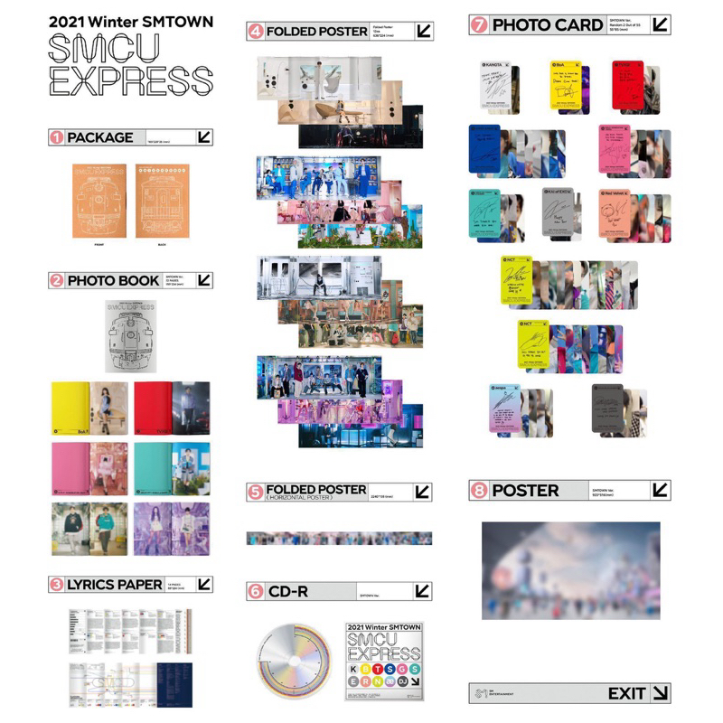 [อ่านก่อน] พร้อมส่ง🔅- อัลบั้ม 2021 Winter SMTOWN : SMCU Express (Smtown ver.)
