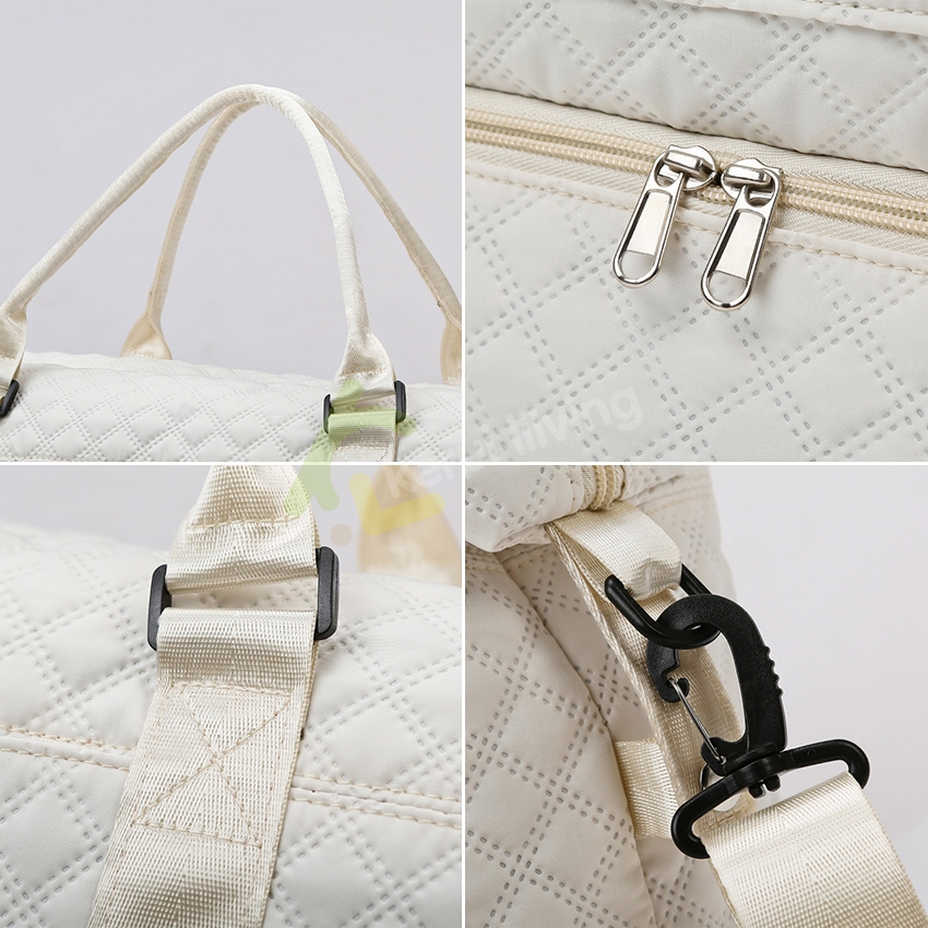 กระเป๋าเสื้อผ้า travel bag กระเป๋าเดินทางแบบถือ ขนาดใหญ่ จุของได้เยอะ มีหลายช่อง กระเป๋าสะพาย