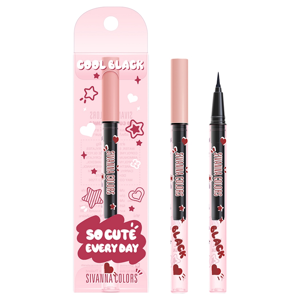 SIVANNA - So Cute Eyeliner (0.7g.) ซีเวนน่า คัลเลอร์ส โซ คิวท์ อายไลเนอร์ รูปที่ 2