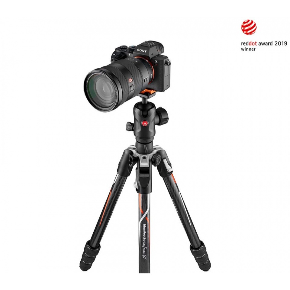 ขาตั้งกล้อง Manfrotto Befree GT Carbon fiber designed for cameras from Sony