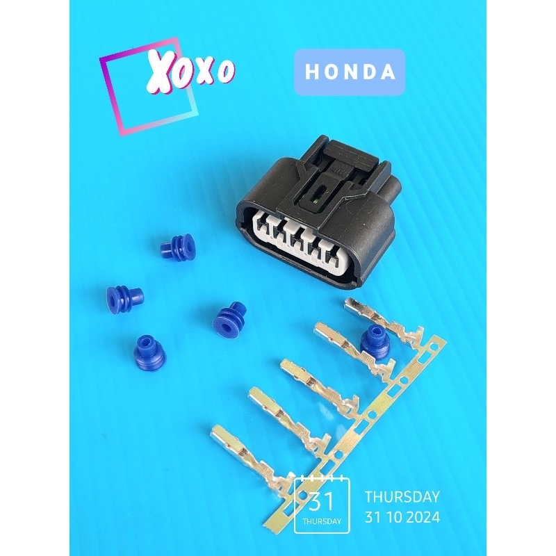 ปลั๊กเซนซอร์ลิ้นมอไซค์HONDA wave110i,125i,PCX150,CBR150,CBR250,Scoopy-i(บรรจุ1ชุด)