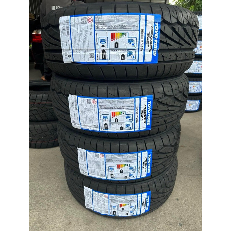 🚗🚓toyo 195/55/15 tr1 ยางใหม่ปี25