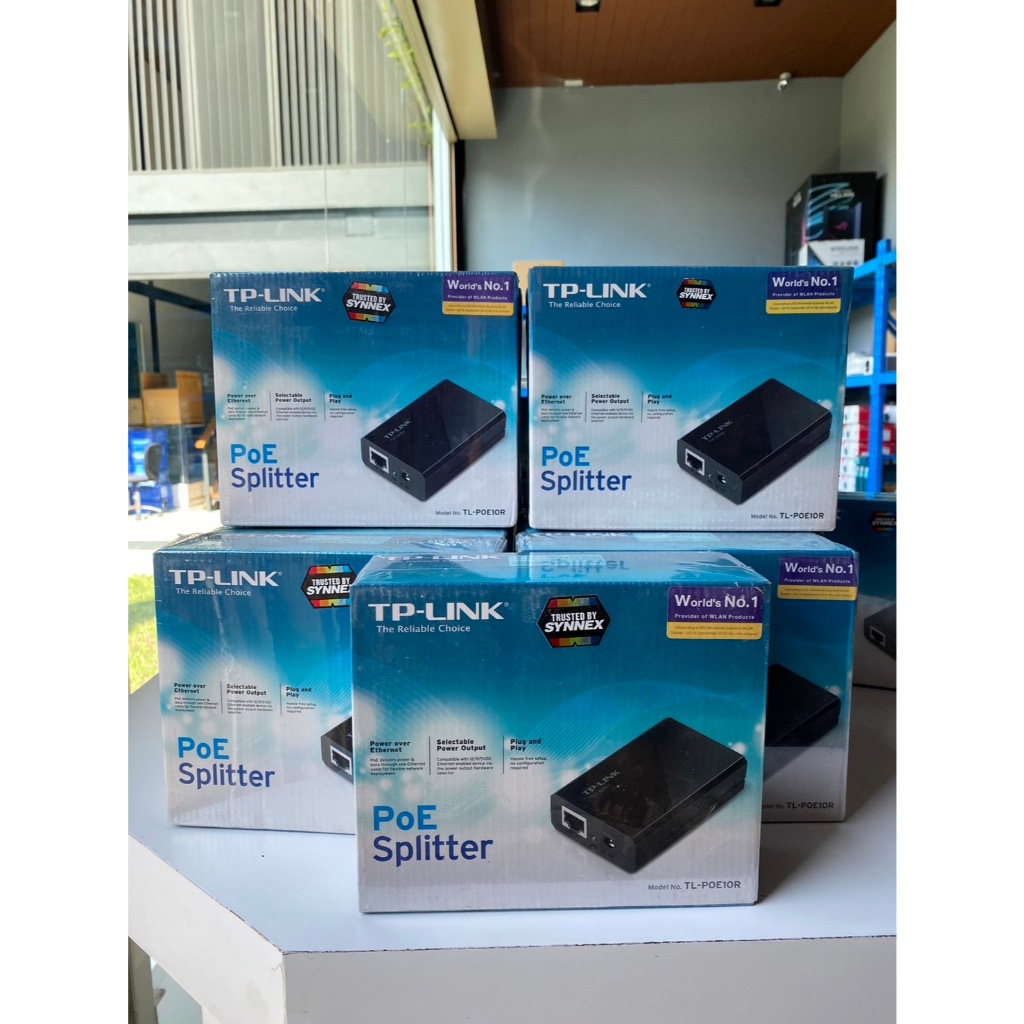 TP-Link TL-POE10R PoE Splitter Adapter รับประกันศูนย์