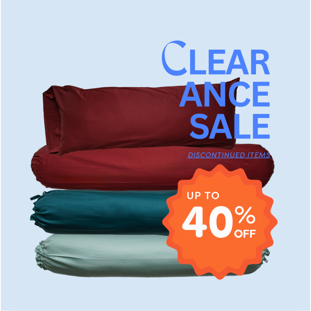 ลด 40% Clearance Sale ปลอกหมอนข้าง สินค้าลดล้างสต็อค (อ่านรายละเอียดก่อนสั่งซื้อที่ รายละเอียดสินค้า)