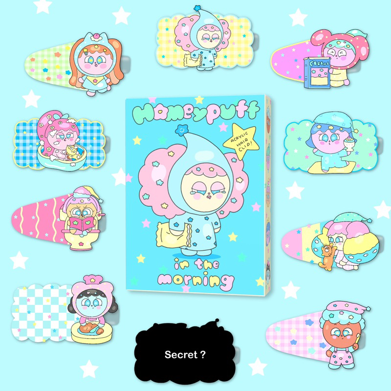 กล่องสุ่มกิ๊บติดผม homeypuff in the morning
