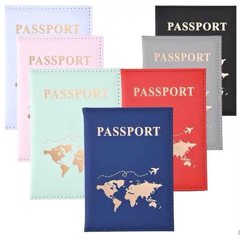 ขายดี มีพร้อมส่ง ปกหนังสือเดินทาง Passport ลายสีทองสวยงาม
