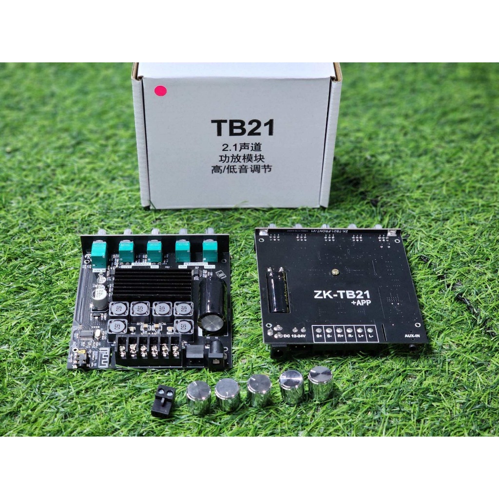 ⚡️แอมป์จิ๋ว TB21+WUZHI APP แอมจิ๋ว แอมป์ แอม แอมป์จิ๋ว 2.1TPA3116D2 100% แอมป์ ZK TB21แท้ ของแทั แอม