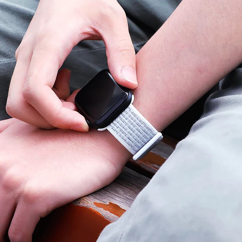 [SET2] สายสําหรับแอปเปิ้ลวอช ไนลอน loop for i watch ULTRA 1/2/3/4/5/7/8/6/se/ULTRA/9/10