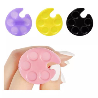 แหวนสวมเพ้นท์เล็บเจล สำหรับใส่สี ง่ายต่อการใช้งาน ทางร้านสุ่…