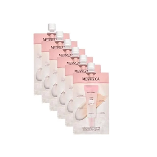 (ยกกล่อง) Merrez'ca Dewy Skin Makeup Base SPF50/PA++ เมคอัพเบส เมอร์เรซกา ดิวอี้ สกิน เมคอัพ เบส ขนาด 5ml. x 6 ซอง