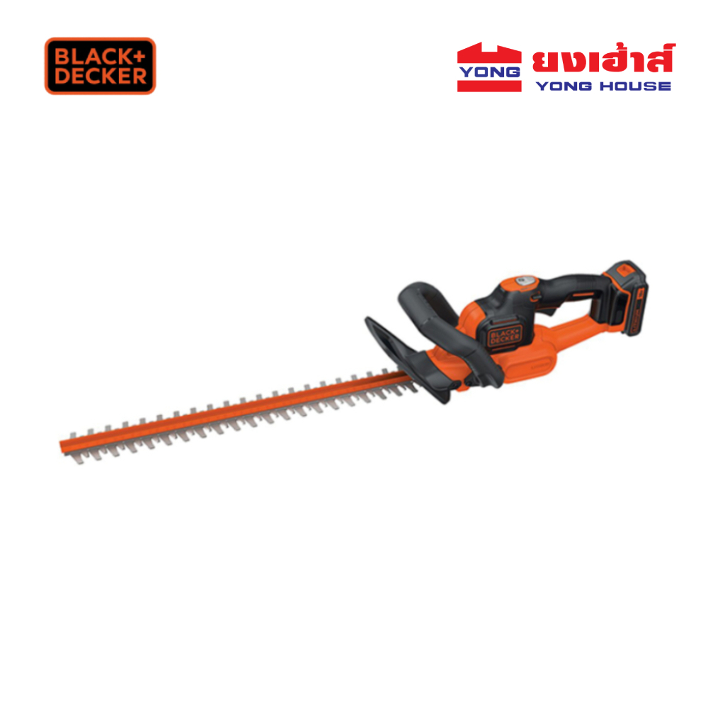 BLACK&DECKER เครื่องตัดแต่งพุ่มไม้ไร้สาย 18V รุ่น GTC18502PCF พร้อมแบตเตอรี่ เครื่องตัดแต่งพุ่มไม้