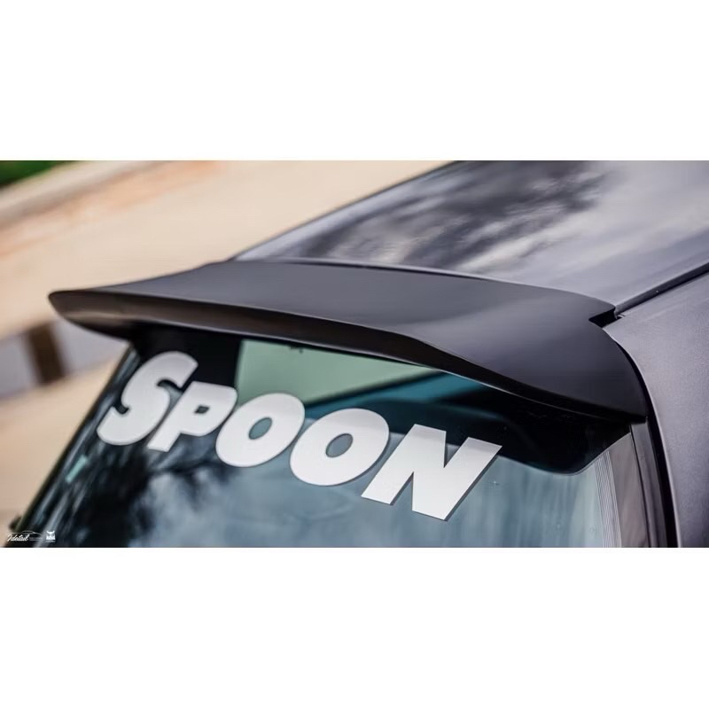 สปอยเลอร์ spoon sport civic eg 3dr หนา แข็งแรง rear spoiler หางหลัง แก็บหลังคา 3door  งานละเอียด คุณ