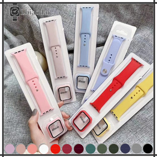 เคสป้องกัน PC และสายซิลิโคน for Apple Watch Ultra 3 2 SE 3 2…