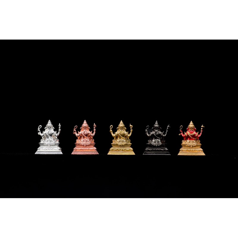 พระพิฆเนศ ปางพระกษิประ คณปติ รุ่นสร้างเศรษฐี ขนาดสูง 3 cm. ฟรีครอบแก้ว (ผ่านพิธีเบิกเนตรแล้ว) ราคา ถูกที่สุด ดีลบีเคเค แกลเลอรีภาพที่ 2