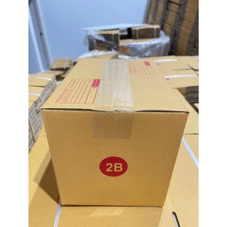 กล่องพัสดุเบอร์ 2B มีพิมพ์จ่าหน้า ทำจากกระดาษ KA ขนาด 17x25x18ซม.