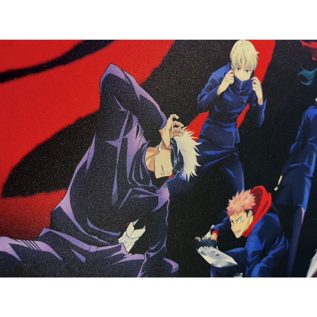 MouseMat “EGA I JUJUTSU KAISEN” แผ่นรองเมาส์ลายรวมตัวละครแบบสปีดด้วยผ้าทอพรีเมียม มาพร้อม Anti-Slip หลายขนาด
