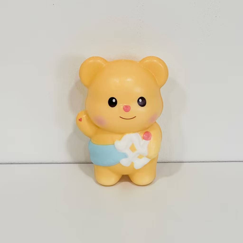 โมเดลตกแต่งเค้ก หมีเนย Bear Butter หมีเนยตกแต่งเค้กแบบมินิมอล เค้กมินิมอล - รูปที่ 7