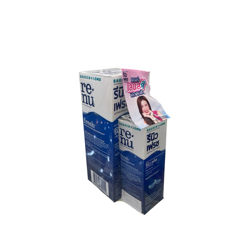 น้ำยาแช่คอนแทคเลนส์ Renu 335ml + 60ml
