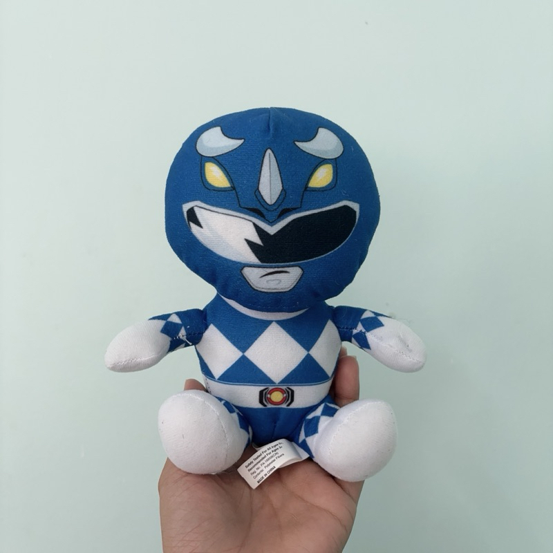 ตุ๊กตาฮีโร่ เพาเวอร์เรนเจอร์ ชุดสีน้ำเงิน Blue Power Ranger Hero plush toy