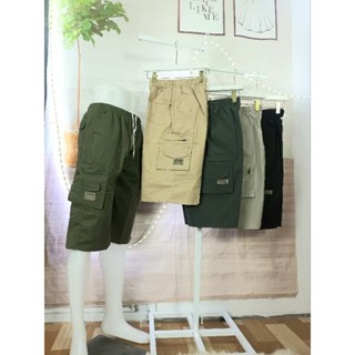 Je_436กางเกงผ้าลินินผสมเอวยางยืดมีกระเป๋าด้านข้างด้านหน้ามีเ…