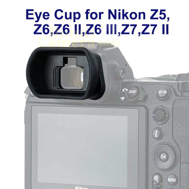 KE-NKZ ยางรองตาแบบยื่นยาวพิเศษสำหรับ Nikon Z5,Z6,Z6 II,Z6 III,Z7,Z7 II ใช้แทน DK-29 Eye Cup ทำจากซิลิโคนมีความนุ่มนวล