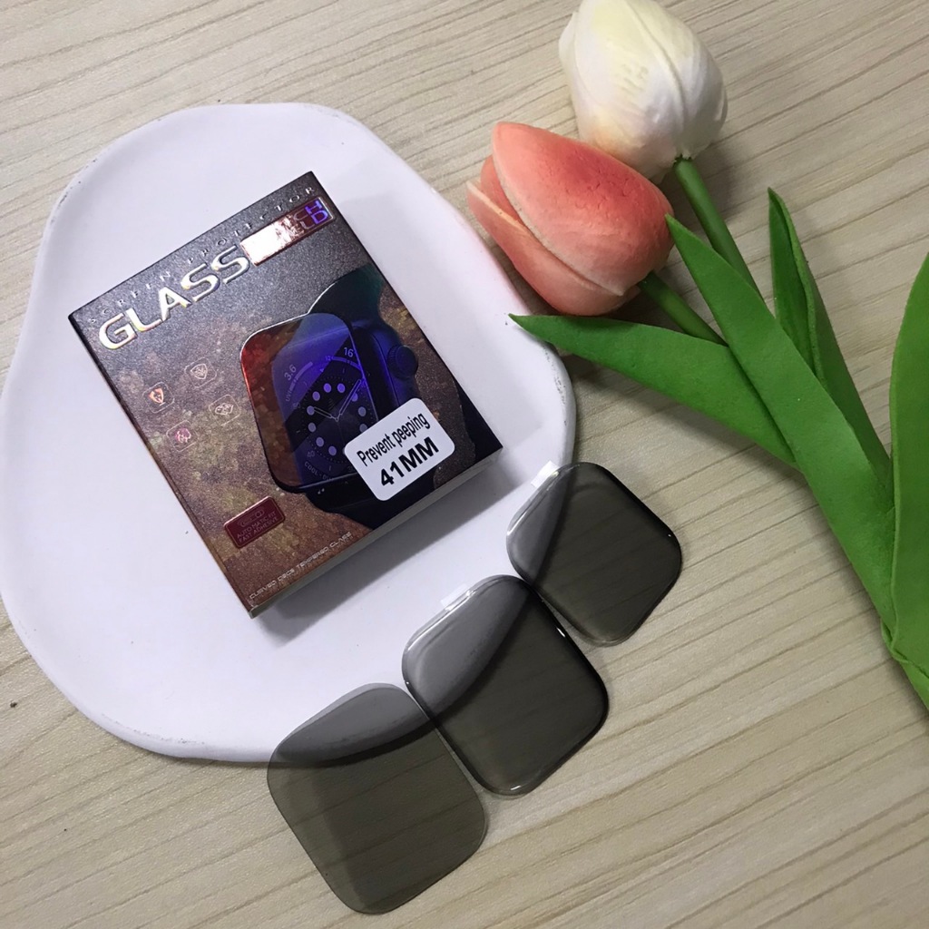 ฟิล์มกระจกนาฬิกา ฟิล์ม 3D กันเผือก Film 3D Private ขนาด 41mm (S10)42mm 45mm 46mm 49mm ฟิล์มSmartwatch