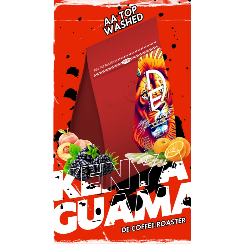 เมล็ดกาแฟคั่ว KENYA GUAMA AA TOP 200g