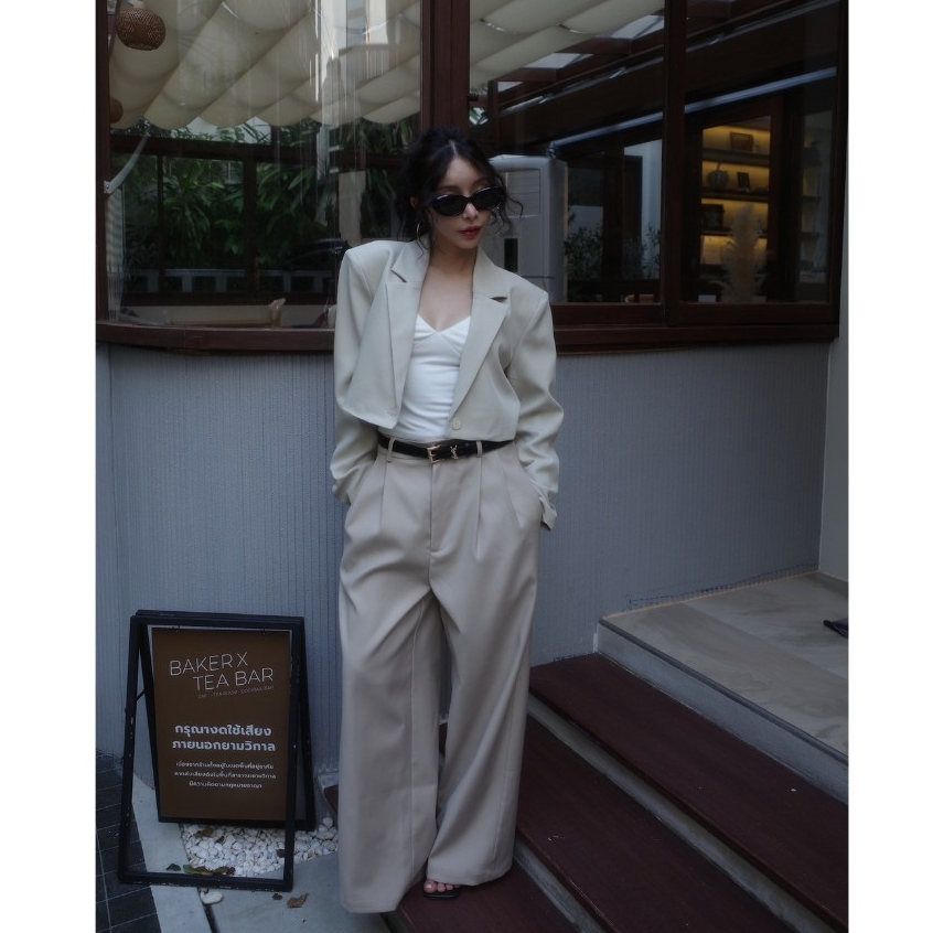 VN325 >> VENUS CASUAL BLAZER JACKET LONG SLEEVE / VN8611 >> VENUS SIUTE TROUSERS กางเกงเทเลอร์ ผ้าสูท