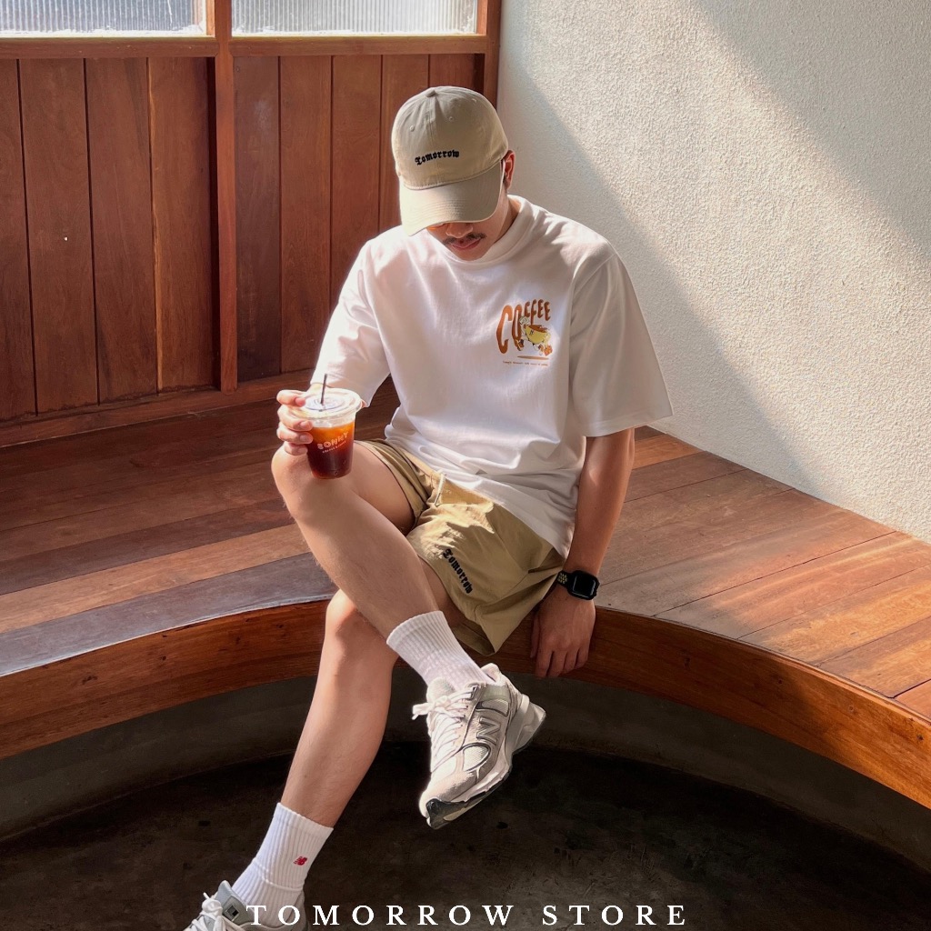 TOMORROW- เสื้อOVERSIZE/Premium ลาย COFFEE