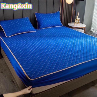 ผ้าปูที่นอนเสริมใยนุ่ม (เนื้อผ้า3ชั้น) รัดมุม360องศา พร้อมส่ง