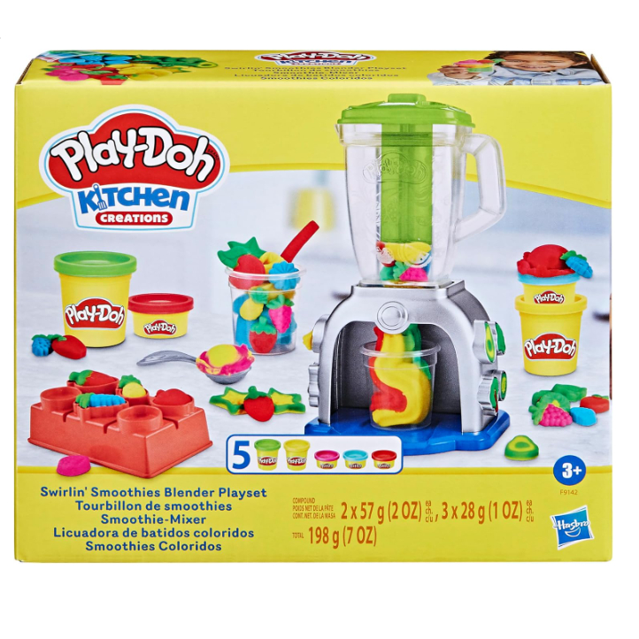 Play-Doh Swirlin' Smoothies Toy Blender Playset, Ages 3 and up