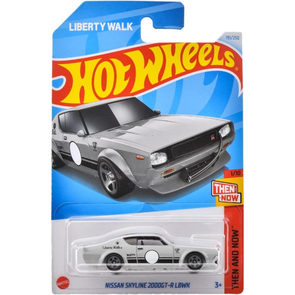 รถเหล็ก HOTWHEELS ของแท้ Nissan Skyline 2000GT-R LBWK (HW2024_#191)