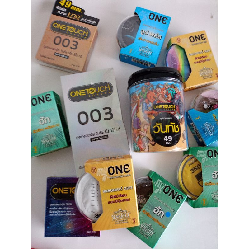 ONETOUCH / my ONE " Condom" หลายแบบ