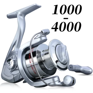 รอกตกปลา รอกสปินนิ่ง รอกสปิน 6 BB Spinning Fishing Reel ที่มีอัตราทดเกียร์สูง 5.2: 1 สำหรับมือซ้าย/ขวาสำหรับ Freashwater