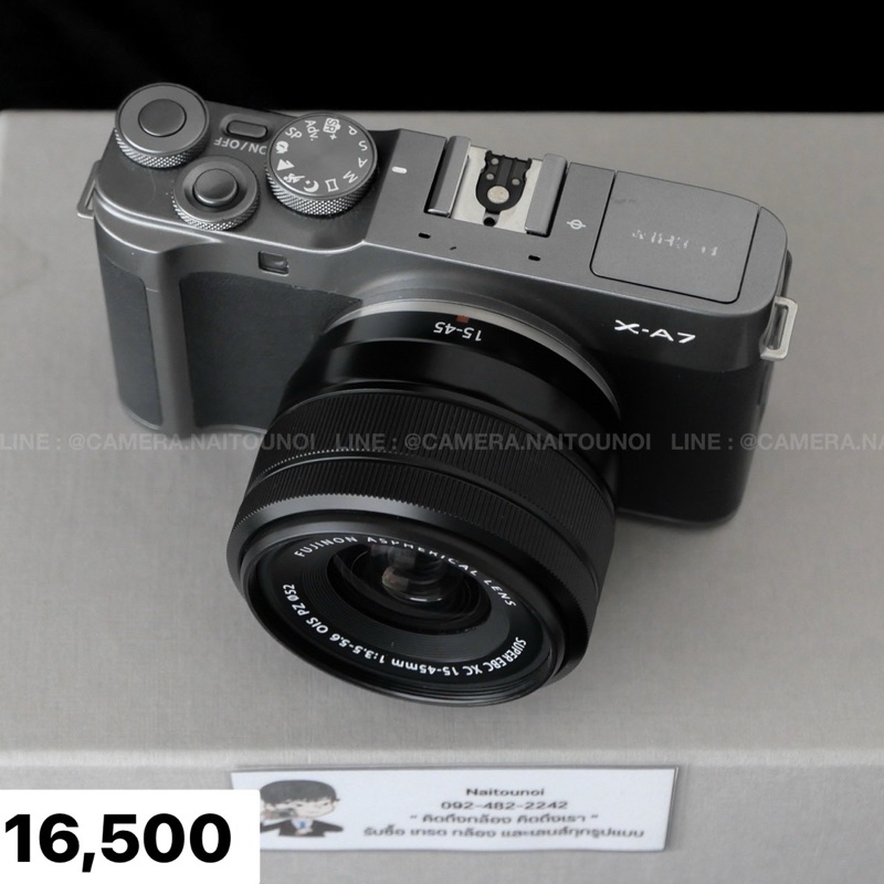 ( Used!! ) Fujifilm X-A7 Grey + Fuji 15-45 F3.5-5.6 OIS PZ < Mint >