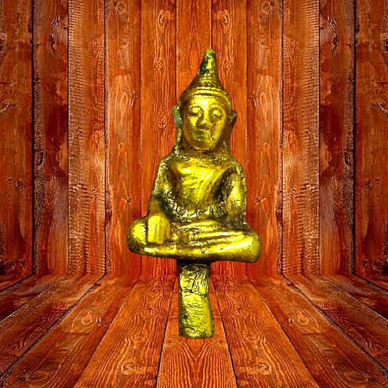 NEW🔥🔥🔥003พระยอดธง กรุเก่า สมัยอยุธยา พิมพ์เล็ก ขนาด 2.5 X 1 cm. สวยงดงามจับใจ พุทธคุณรอบด้านแล้วแต่จ