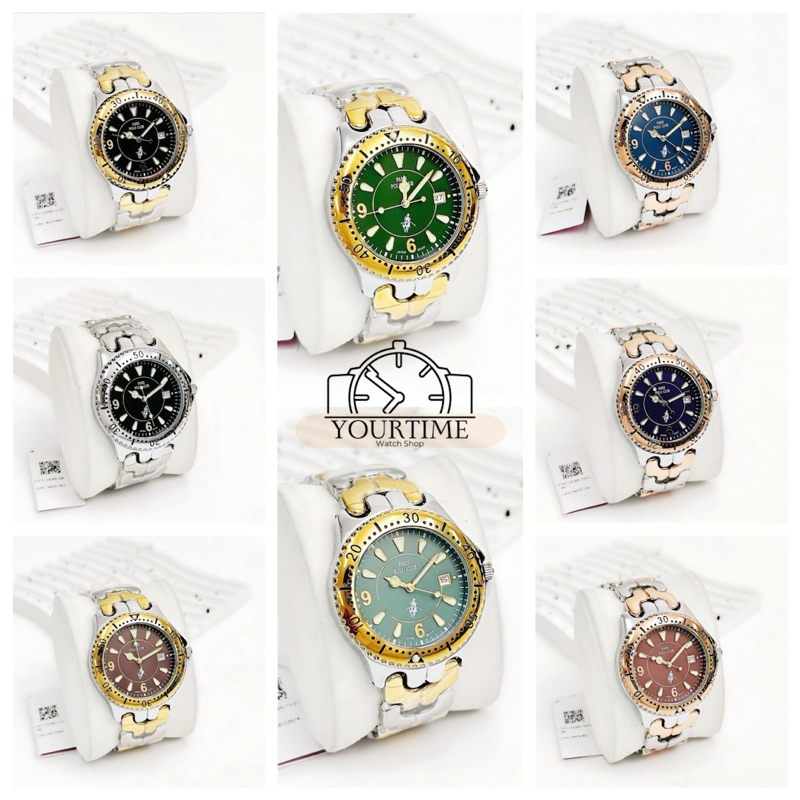 PARIS POLO CLUBPPC-DD05 นาฬิกา ผู้หญิง 💖แท้100%💖ประกันศูนย์ไทย 1 ปี
